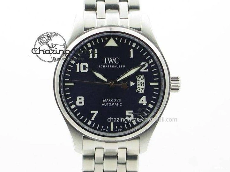 MIROTIME 0415 Big Pilot IW329701 M+F 1:1 Best Edition Black Dial on Brown Leather Strap MY RelaxedFit 7005